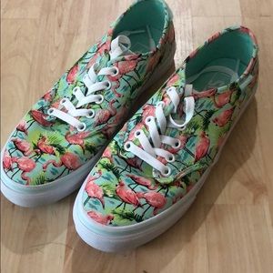 NWOT flamingo vans